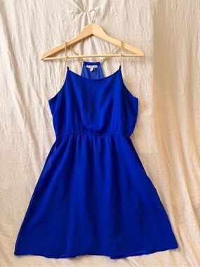 charlotte russe royal blue dress | Dresses | Charlotte Russe White And Floral Mini Size:12/44 prom or homecoming dress Maternity Dress For Photo Shoot Free People Oxford -